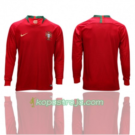Billiga Fotbollströjor Portugal VM 2018 Hemma tröja Langarm